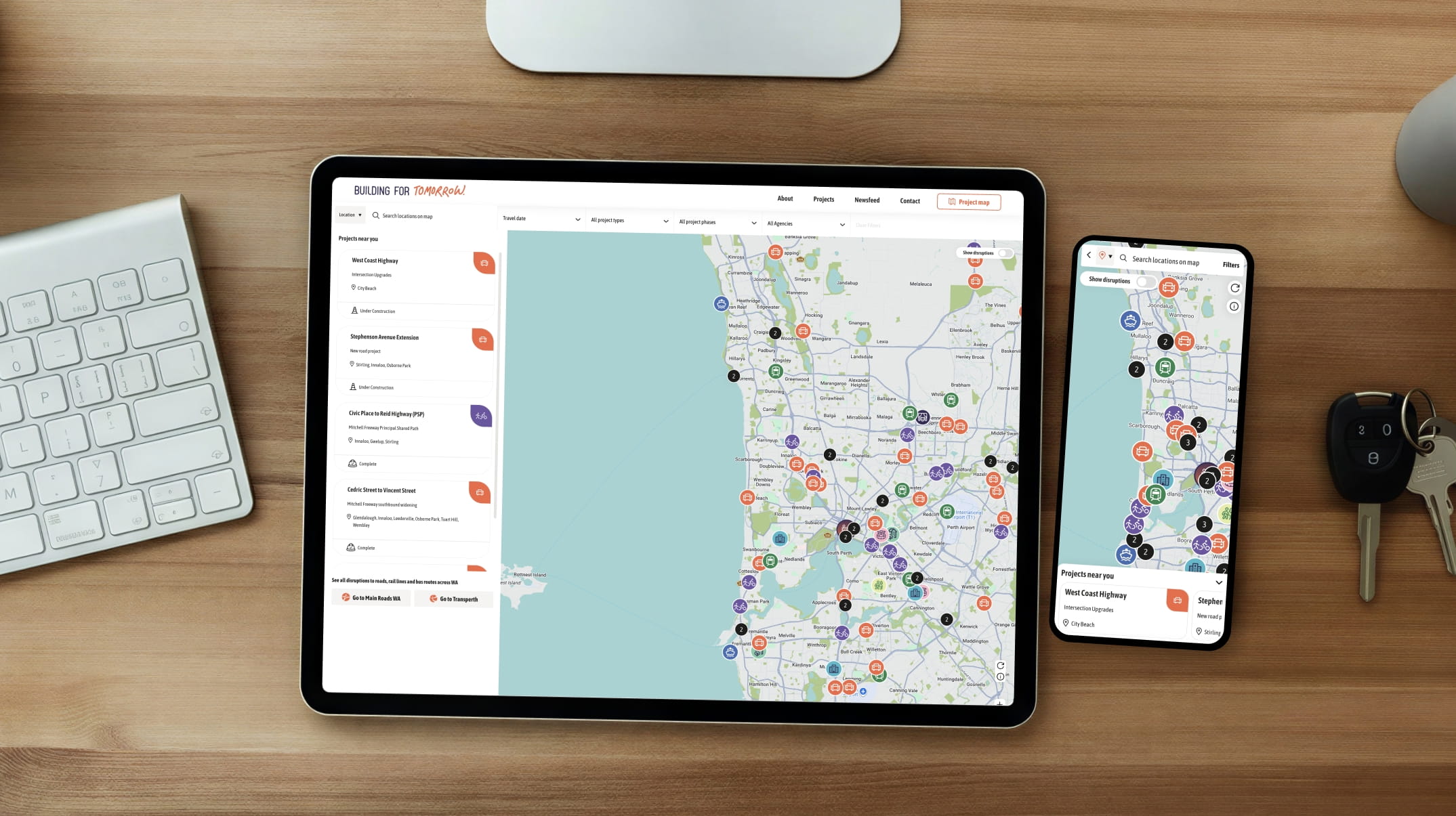WA Transport Project Hub